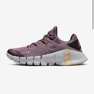 Nike Free Metcon 4 Premium Women’s Training Shoes —  Purple/Grey/Gold/Copper